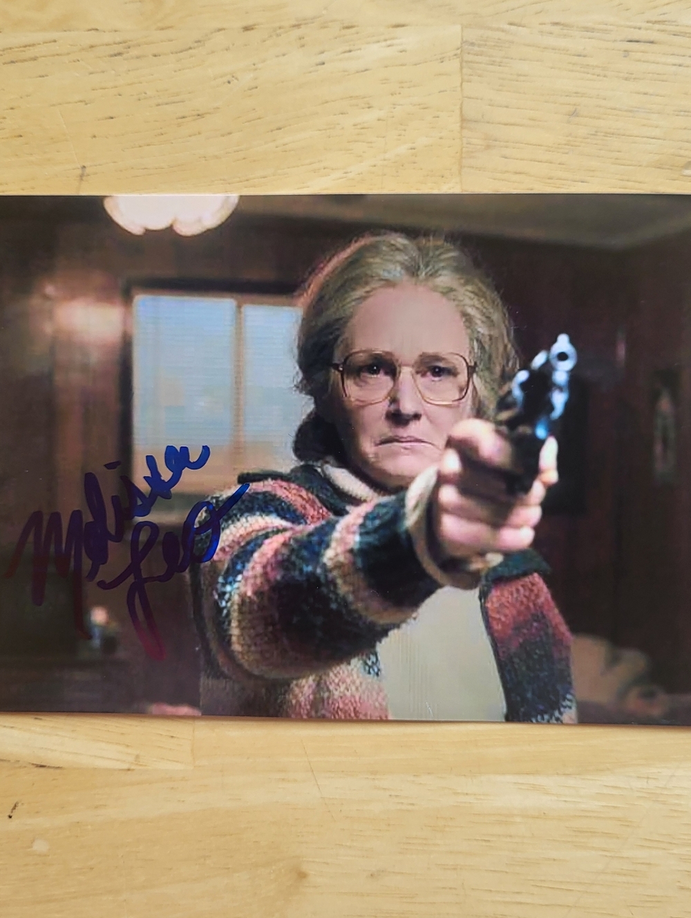 Melissa Leo Prisoners The Equalizer Hand Signed 4x6 Autograph